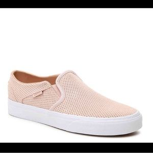 Vans slip-ons in rose gold